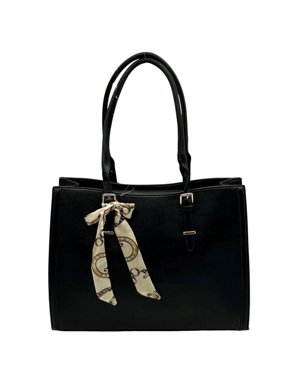 Unbranded Black Faux Leather Tote